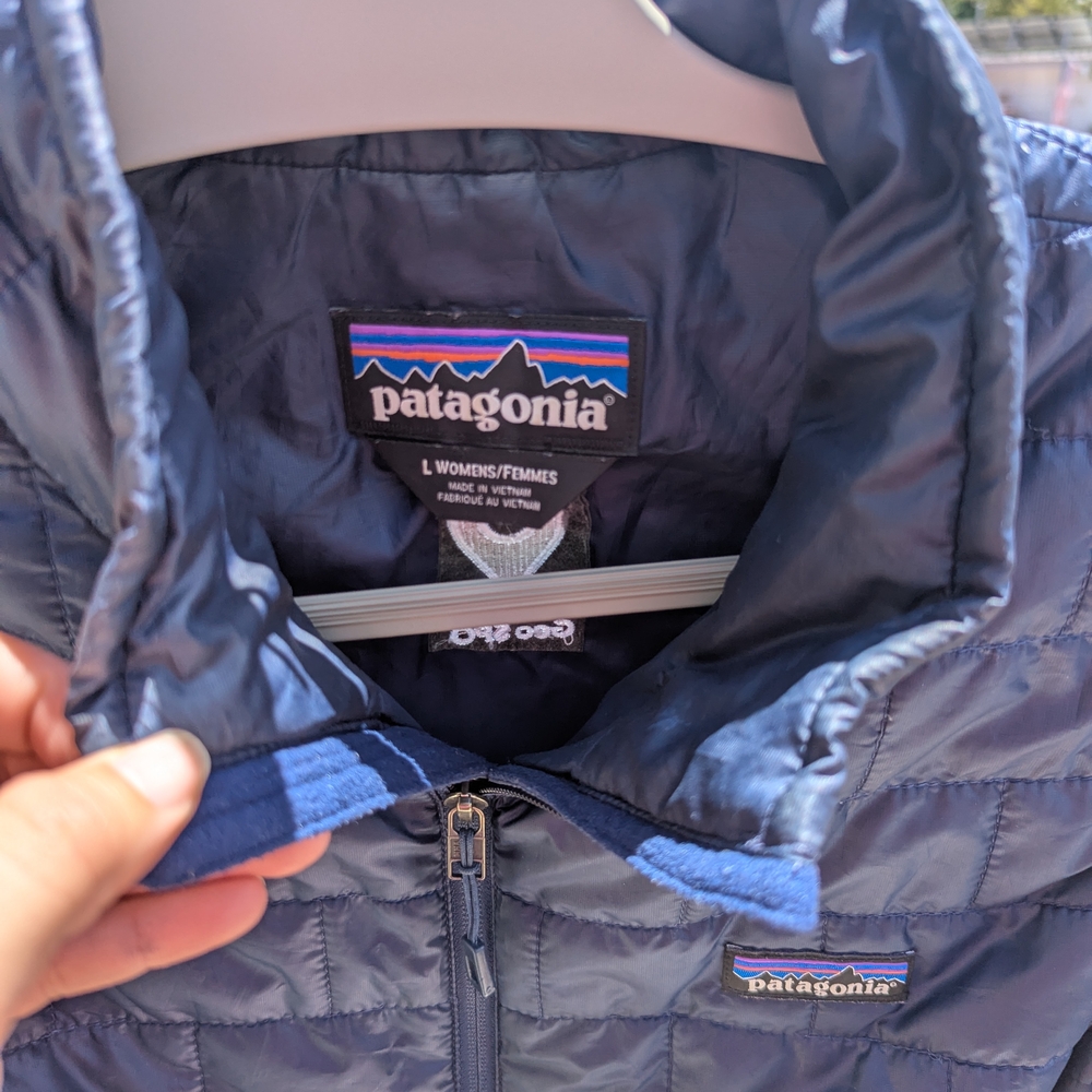 Patagonia Navy Quilted Jacket